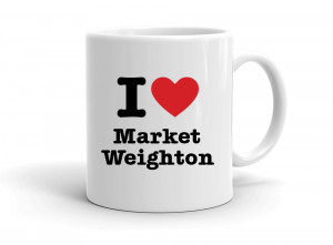 "I love Market Weighton" mug