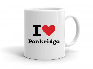 "I love Penkridge" mug