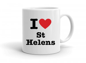 "I love St Helens" mug