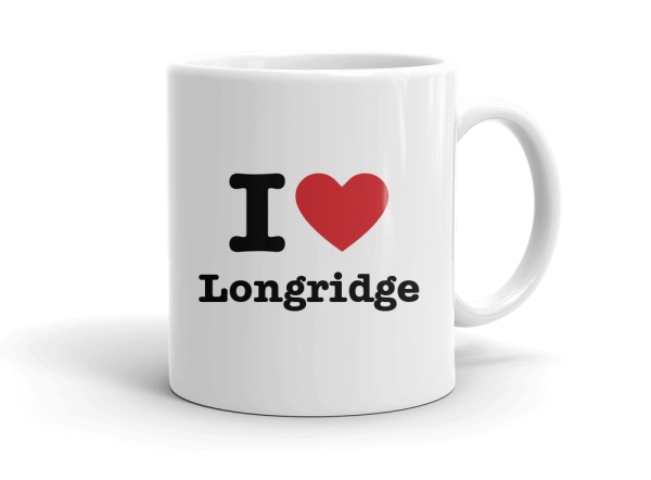 "I love Longridge" mug