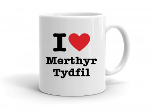 "I love Merthyr Tydfil" mug