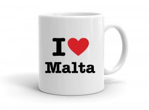 "I love Malta" mug