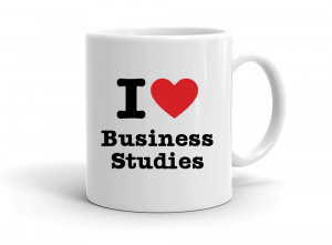 "I love Business Studies" mug