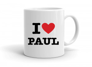 "I love PAUL" mug