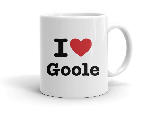 "I love Goole" mug
