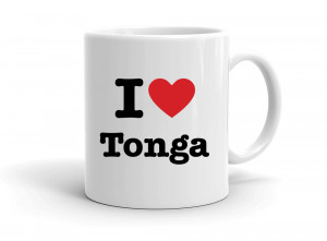 "I love Tonga" mug
