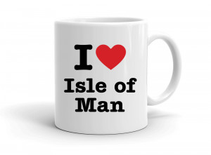 "I love Isle of Man" mug