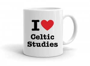 "I love Celtic Studies" mug