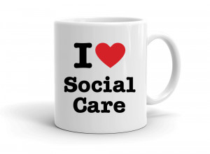 "I love Social Care" mug
