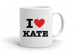 "I love KATE" mug