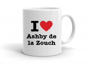 "I love Ashby de la Zouch" mug