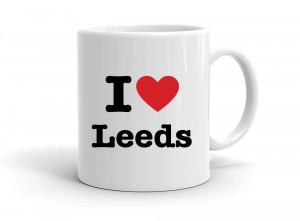 "I love Leeds" mug