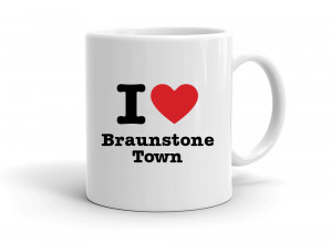 "I love Braunstone Town" mug