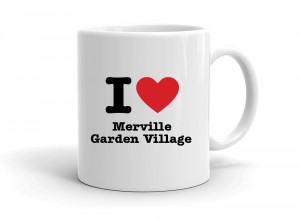 "I love Merville Garden Village" mug
