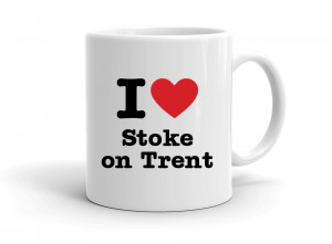 "I love Stoke on Trent" mug