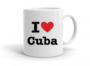"I love Cuba" mug