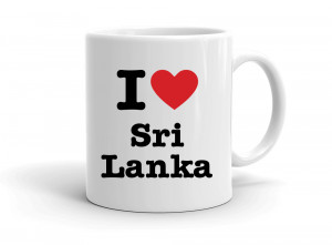 "I love Sri Lanka" mug
