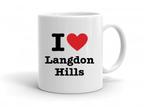 "I love Langdon Hills" mug