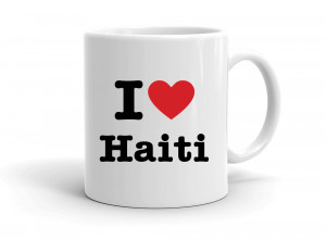 "I love Haiti" mug