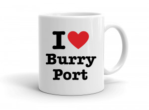 "I love Burry Port" mug